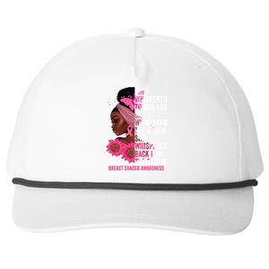 I'm The Storm Black Breast Cancer Survivor Pink Ribbon Gift Snapback Five-Panel Rope Hat