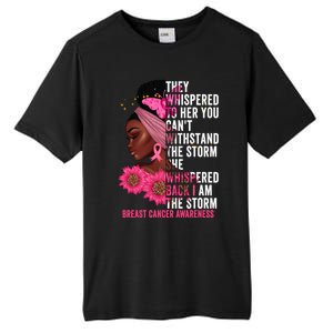 I'm The Storm Black Breast Cancer Survivor Pink Ribbon Gift Tall Fusion ChromaSoft Performance T-Shirt