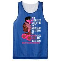 I'm The Storm Black Breast Cancer Survivor Pink Ribbon Gift Mesh Reversible Basketball Jersey Tank