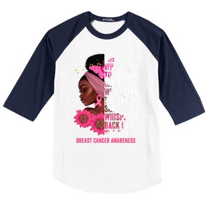 I'm The Storm Black Breast Cancer Survivor Pink Ribbon Gift Baseball Sleeve Shirt