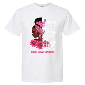 I'm The Storm Black Breast Cancer Survivor Pink Ribbon Gift Garment-Dyed Heavyweight T-Shirt