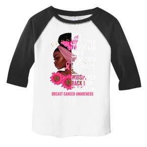 I'm The Storm Black Breast Cancer Survivor Pink Ribbon Gift Toddler Fine Jersey T-Shirt