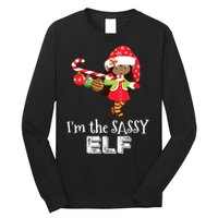 Im The Sassy Elf African American Christmas Long Sleeve Shirt