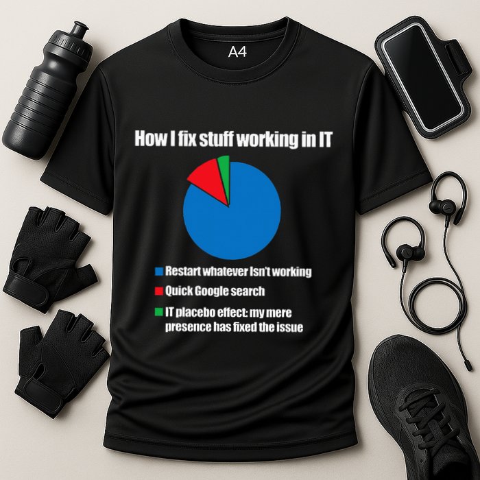 It Tech Support Technology Nerds Geek Computer Engineer Cooling Performance Crew T-Shirt