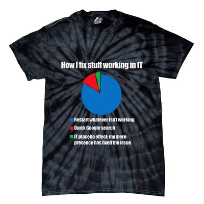 It Tech Support Technology Nerds Geek Computer Engineer Tie-Dye T-Shirt