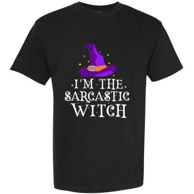 Im The Sarcastic Witch Halloween Costume Witty Witch Top Garment-Dyed Heavyweight T-Shirt