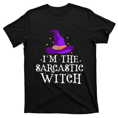 Im The Sarcastic Witch Halloween Costume Witty Witch Top T-Shirt