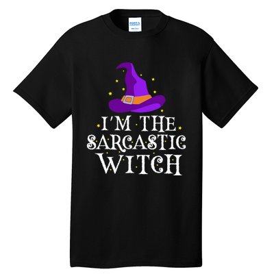 Im The Sarcastic Witch Halloween Costume Witty Witch Top Tall T-Shirt