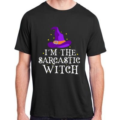 Im The Sarcastic Witch Halloween Costume Witty Witch Top Adult ChromaSoft Performance T-Shirt