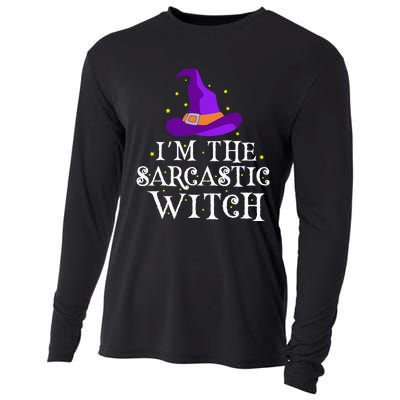 Im The Sarcastic Witch Halloween Costume Witty Witch Top Cooling Performance Long Sleeve Crew