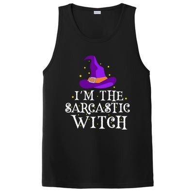 Im The Sarcastic Witch Halloween Costume Witty Witch Top PosiCharge Competitor Tank