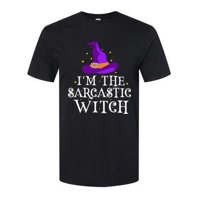 Im The Sarcastic Witch Halloween Costume Witty Witch Top Softstyle® CVC T-Shirt