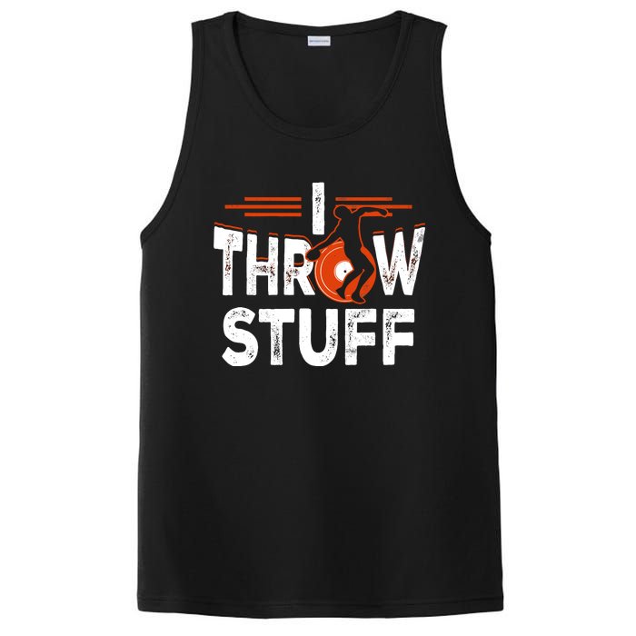 I Throw Stuff Discus Track And Field Athlete Throwers Sport PosiCharge Competitor Tank