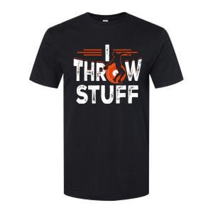 I Throw Stuff Discus Track And Field Athlete Throwers Sport Softstyle CVC T-Shirt