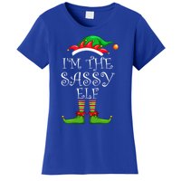 IM The Sassy Elf Gift Matching Family Group Christmas Meaningful Gift Women's T-Shirt