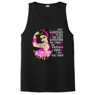 I'm The Storm Strong  Breast Cancer Warrior Pink Ribbon PosiCharge Competitor Tank