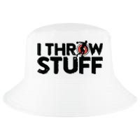 I Throw Stuff Shot Put Athlete Throwing Discus Track Field Cool Comfort Performance Bucket Hat