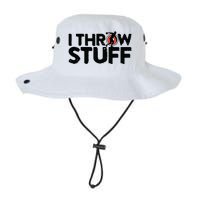 I Throw Stuff Shot Put Athlete Throwing Discus Track Field Legacy Cool Fit Booney Bucket Hat