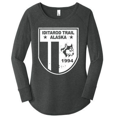 Iditarod T Shirt Iditarod Trail Shirt Alaska Sled Dog Shirt Vintage T Shirt Women's Perfect Tri Tunic Long Sleeve Shirt