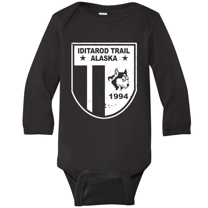 Iditarod T Shirt Iditarod Trail Shirt Alaska Sled Dog Shirt Vintage T Shirt Baby Long Sleeve Bodysuit