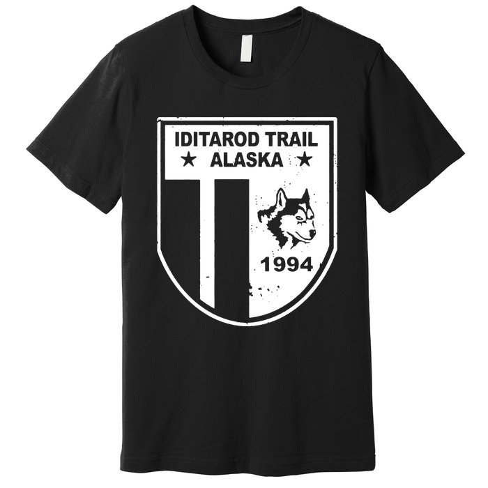 Iditarod T Shirt Iditarod Trail Shirt Alaska Sled Dog Shirt Vintage T Shirt Premium T-Shirt