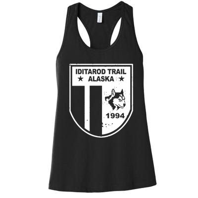 Iditarod T Shirt Iditarod Trail Shirt Alaska Sled Dog Shirt Vintage T Shirt Women's Racerback Tank