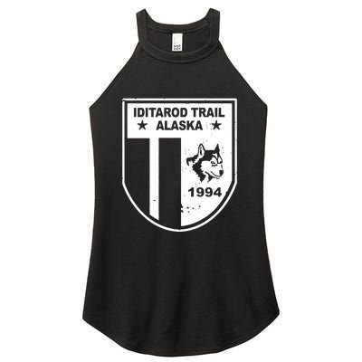 Iditarod T Shirt Iditarod Trail Shirt Alaska Sled Dog Shirt Vintage T Shirt Women's Perfect Tri Rocker Tank