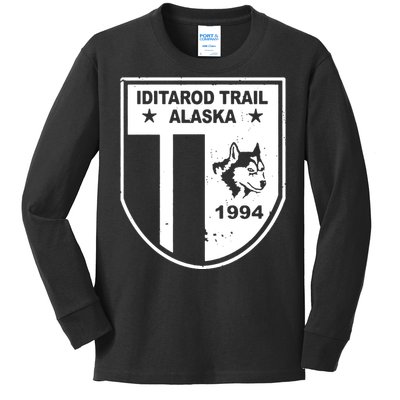 Iditarod T Shirt Iditarod Trail Shirt Alaska Sled Dog Shirt Vintage T Shirt Kids Long Sleeve Shirt