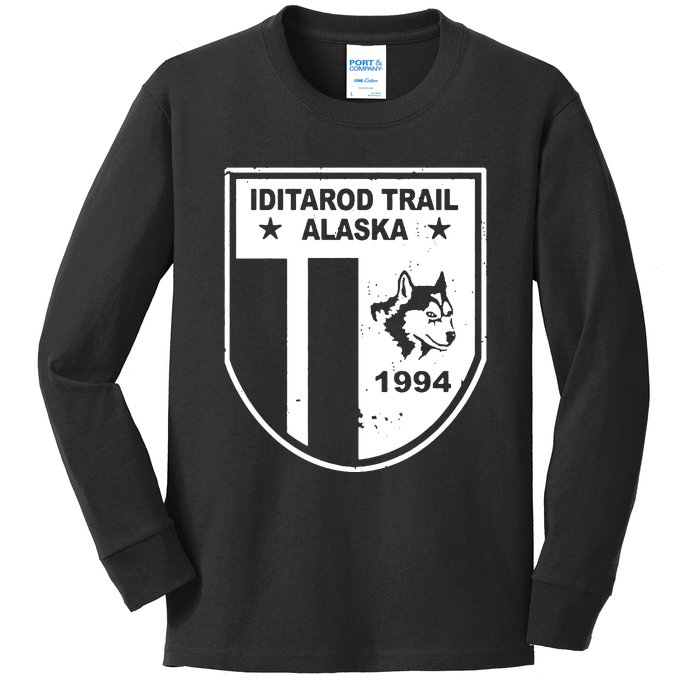 Iditarod T Shirt Iditarod Trail Shirt Alaska Sled Dog Shirt Vintage T Shirt Kids Long Sleeve Shirt