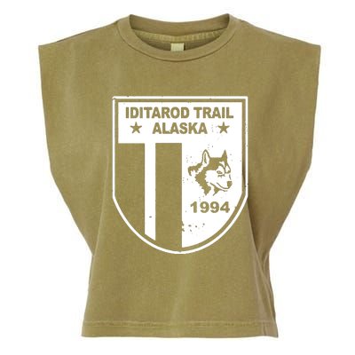 Iditarod T Shirt Iditarod Trail Shirt Alaska Sled Dog Shirt Vintage T Shirt Garment-Dyed Women's Muscle Tee