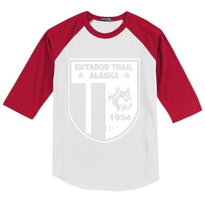 Iditarod T Shirt Iditarod Trail Shirt Alaska Sled Dog Shirt Vintage T Shirt Kids Colorblock Raglan Jersey