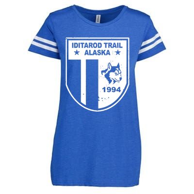 Iditarod T Shirt Iditarod Trail Shirt Alaska Sled Dog Shirt Vintage T Shirt Enza Ladies Jersey Football T-Shirt