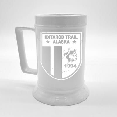 Iditarod T Shirt Iditarod Trail Shirt Alaska Sled Dog Shirt Vintage T Shirt Beer Stein