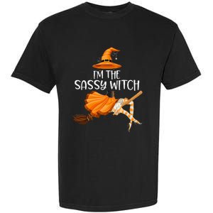 IM The Sassy Witch Girl Halloween Matching Garment-Dyed Heavyweight T-Shirt