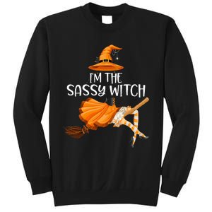 IM The Sassy Witch Girl Halloween Matching Sweatshirt