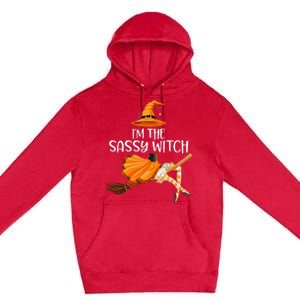 IM The Sassy Witch Girl Halloween Matching Premium Pullover Hoodie