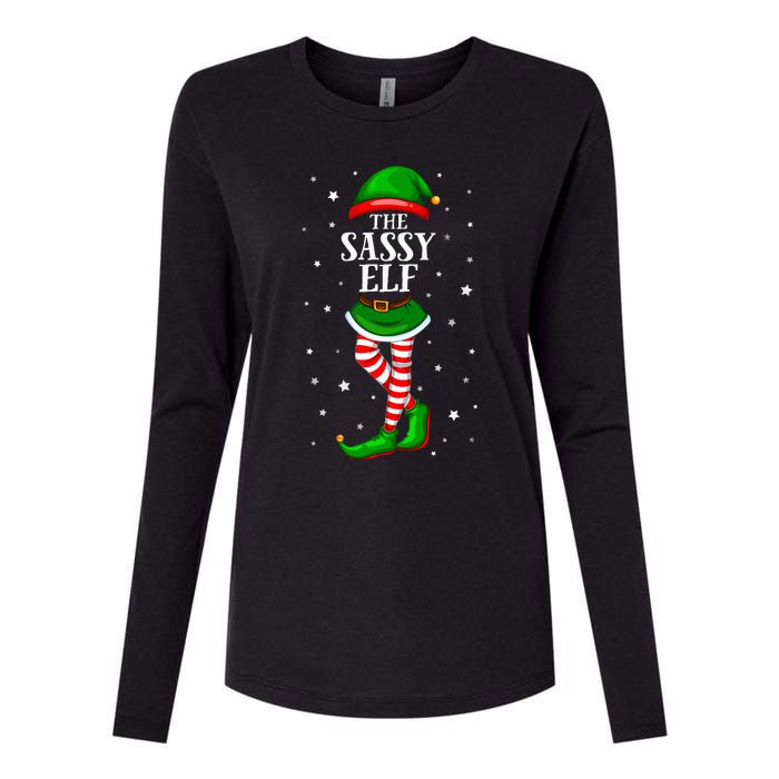 Im The Sassy Elf Matching Christmas Womens Cotton Relaxed Long Sleeve T-Shirt