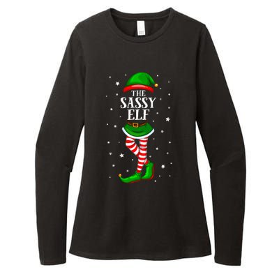 Im The Sassy Elf Matching Christmas Womens CVC Long Sleeve Shirt