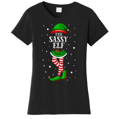 Im The Sassy Elf Matching Christmas Women's T-Shirt