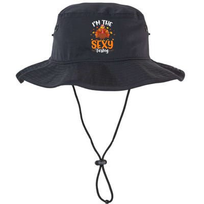 I'm the Sexy Turkey Funny Thanksgiving Matching Group Bucket Hat