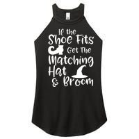 If The Shoes Fit Get The Matching Hat And Broom Witch Halloween Costume Women's Perfect Tri Rocker Tank