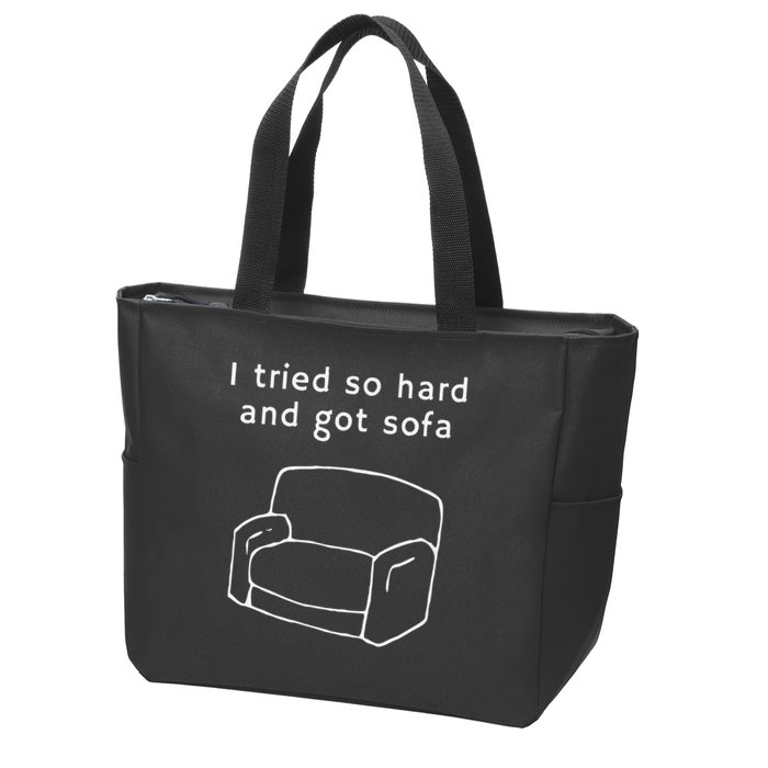 I Tried So Hard And Got Sofa Funny Zip Tote Bag