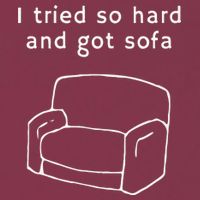 I Tried So Hard And Got Sofa Funny 16oz Travel Tumbler