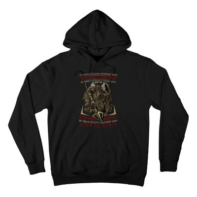 If They Stand Behind You Give Them Protection Viking Hoodie