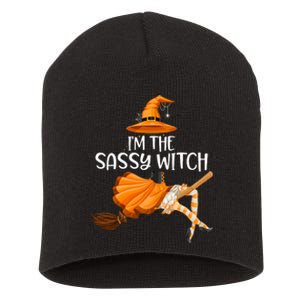 IM The Sassy Witch Girl Funny Halloween Matching Costume Short Acrylic Beanie