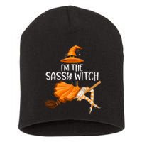 IM The Sassy Witch Girl Funny Halloween Matching Costume Short Acrylic Beanie