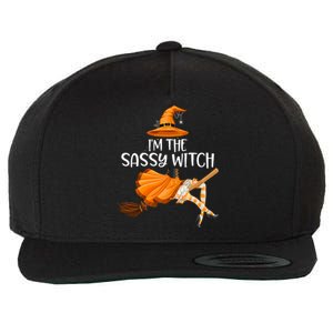 IM The Sassy Witch Girl Funny Halloween Matching Costume Wool Snapback Cap