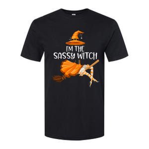 IM The Sassy Witch Girl Funny Halloween Matching Costume Softstyle CVC T-Shirt