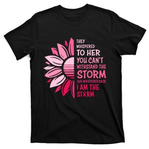 Im The Storm Warrior Pink Ribbon Breast Cancer Awareness T-Shirt