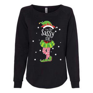 Im The Sassy Elf Matching Christmas Costume Womens California Wash Sweatshirt